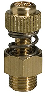 RIEGLER 113373-561.4 Schalldämpfer mit Federeinstellung, G 1/2, SW 22, 1Stk
