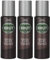 Brut Deodorant Body Spray Musk Long Duree 200 ml, 3 Stück