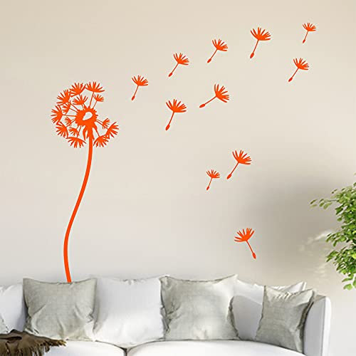 Pusteblume Set_pri Wandtattoo in 6 Größen - Wandaufkleber Wall Sticker - Dekoration, Küche, Wohnzimmer, Schlafzimmer, Badezimmer