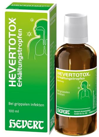 Hevertotox Erkältungstropfen zur Stärkung der körpereigenen Abwehrkraft bei grippalen Infekten, 100 ml Lösung