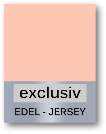Medicline Spannbetttuch Edeljersey 200x200 100% Mako-Baumwolle apricot