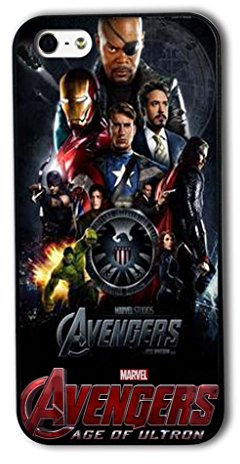Tomhousomick Custom Design The Avengers Spider-Man Captain America The Hulk Thor Ant-Man Black Widow Iron Man Case Cover For iPhone 5 5S 2015 Hot Fashion Style