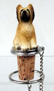 Briard Dog Wine Bottle Stopper DTB126 from Conversation Concepts