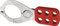 Sicherheitsschloss ABUS, Verriegelungshaspen zur Arbeitssicherheit, Größe 3,8 cm (Klauenmaß)