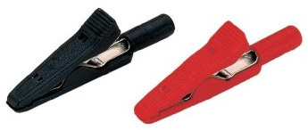 SKS GERMANY Hirschmann MA 1 Krokodilklemme Steckanschluss 2mm CAT Rot 930317801, 3 Stück