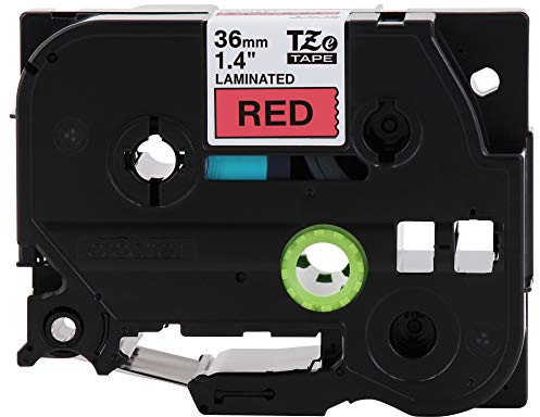Best Price Square 24MM Black ON RED TZE-451 by Brother