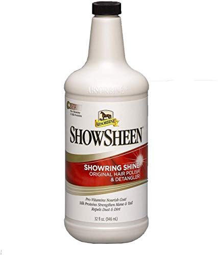 Absorbine Unisex's Show Sheen Haar-Politur und Entwirrer, Weiß, 950 ml