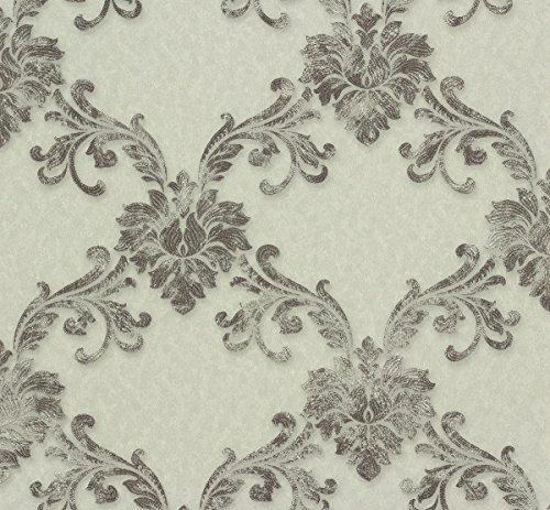 Erismann Vliestapete Eterna Tapete 5798-37 579837 Barock grau silber