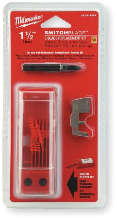 Milwaukee 48-25-5225 1-1/2-Inch Switchblade 3 Blade Replacement Kit