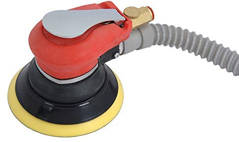 Neilsen CT1912-5in / 125mm Random Orbit Air Sander with Vacuum Type and Speed Control - Ideal for Sanding Wood, Metal or Plastic