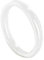 LES POULETTES BIJOUX - Bague Anneau de Céramique Blanche - 3mm - taille 58