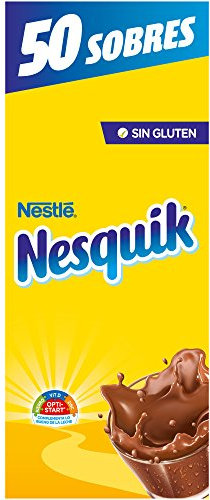 Nesquik cacao soluble instantáneo - 1 paquete x 50 sobres de 13,5 g - Total: 675 g