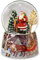The San Francisco Music Box Company Weihnachtsmann und Rentier Schneekugel