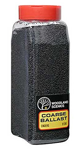 Woodland Scenics B1390 Cinders Coarse Ballast Shaker