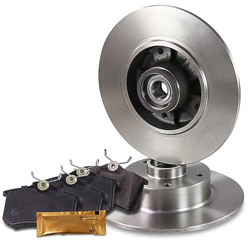 BESTPRICE Bremsenset Hinterachse inkl. Bremsscheiben Ø 260 mm Voll + Bremsbeläge hinten, Kompatibel mit RENAULT MEGANE III Coupe (DZ0/1_), MEGANE III Schrägheck (BZ0/1_, B3_)