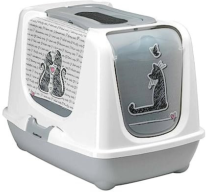 Record Litière/Maison de Toilette avec Pelle et Filtre, 50 cm