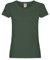 Fruit of the Loom Women's Original T. T-Shirt, Bottle Green, 12 (Manufacturer Size:Medium)