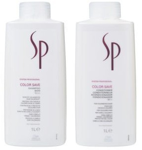 Wella SP Color Save Shampoo und Conditioner, jeweils 1.000 ml