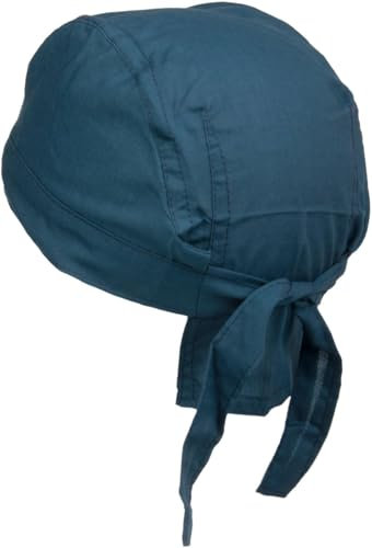 styleBREAKER Bandana Kopftuch für Damen und Herren verstellbar Zandana Bikertuch Polyester-Baumwollmix, Farbe:Petrol