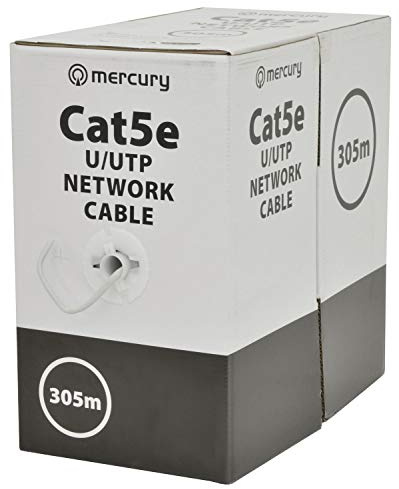 Mercury | Cat5e Outdoor Gel Filled Network Cable | U/UTP, Black