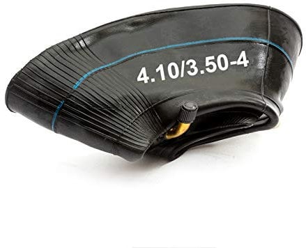 4.10/3.50-4 Inner Tube Bent Schrader Valve 410/350-4 Innertube Wheelbarrow Wheel Tyre Fits 4'' Rim