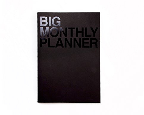 JSTORY Großer Monatsplaner, genäht, flach aufliegend, undatiert, ganzjährig, flexibler Einband, Ziel-/Zeit-Organizer, dickes Papier, umweltfreundlich, anpassbar, A3, 16 Monate, 18 Blatt, Ver B