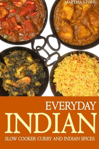 Everyday Indian: Slow Cooker with Curry and Indian Spices by Martha Stone (2013-12-11)