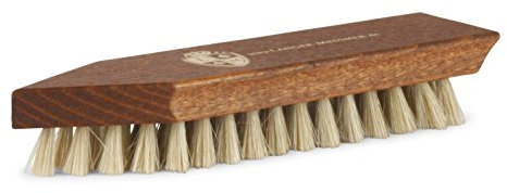 Langer & Messmer Brosse à Chaussures pour Nettoyer Les Chaussures très Sales avec des Poils naturels de Porc ou de Noix de Coco - La Brosse à salir pour l'entretien Professionnel des Chaussures
