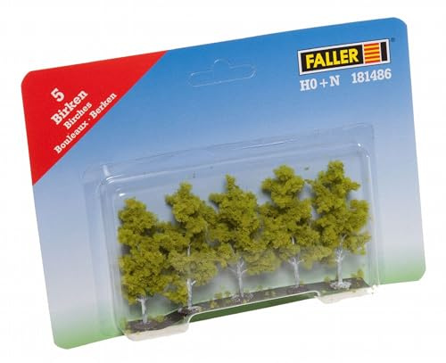 FALLER 181486 Birch Approx. 5.5 cm (Pack of 5)