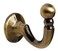 Speedy Products Palma Tie Back Hooks Pk2 antique brass