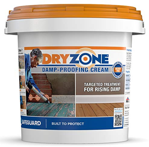 Dryzone Damp Proofing Cream (DPC) - 5L - High-Strength Injection Cream for Rising Damp Treatment. BBA & WTA Approved