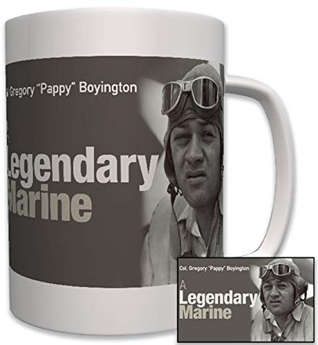 Col Gregory Pappy Boyington 1944 World War II ace and leader - Tasse #7567