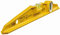 STABILA Wasserwaage Type 81 S, 40 cm, robustes Alu-Druckgussprofil, 1 Horizontal-Libelle, 1 Vertikal-Libelle, Made in Germany, Gelb