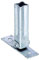 Alberts 701512 Handlaufstütze für Universalpfosten | verstellbar von: 45 - 90° | feuerverzinkt | Breite 104 mm | Tiefe 30 mm