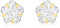 Carissima Boucles d'Oreilles Clous et Puces Or Jaune 9 Carat 375/1000 Oxyde de Zirconium 1.58.8089 Pour Femme