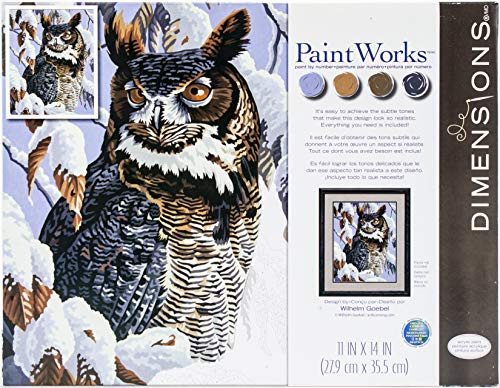 Paintworks 11 x 14-Inch Winter Watch Paint Kit, DPW91476