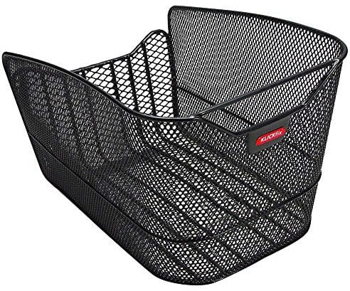 KlickFix Hinterradkorb Citymax Fix 23x22,5x36cm weitmaschig schwarz 0319F