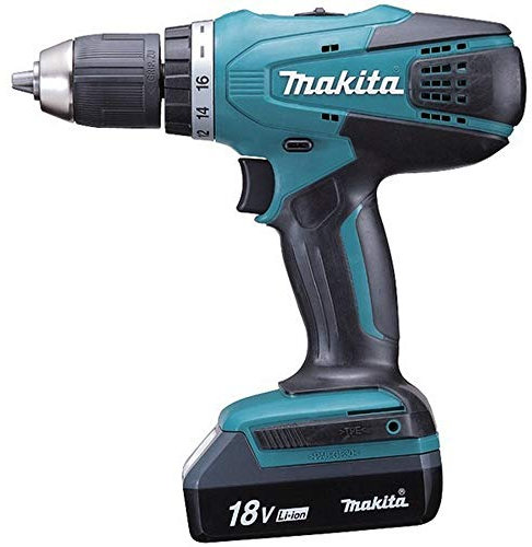 Makita DF457DWE3 Akku-Bohrschrauber, 18 V, Lithiumakku, 1,3 Ah, 3 Akkus