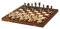 Sunrise Chess | Schach JUNIOR | Elegant | Handgebrannte Holzfiguren | Handbemaltes Schachbrett | Sorgfältig gemahlen | Optimal ausbalanciert | Kassette mit Einsatz