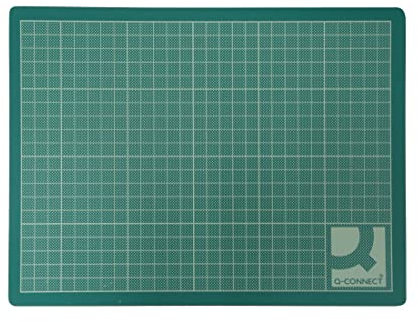 Q-Connect Cutting Mat Non-Slip PVC A2 Green