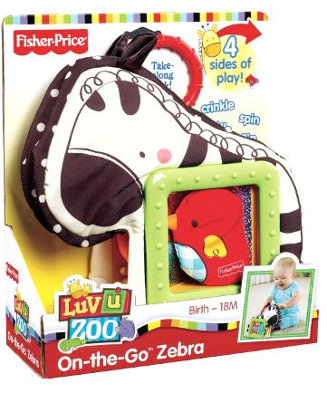 Fisher-Price Mattel T7163 - On-The-Go Zebra
