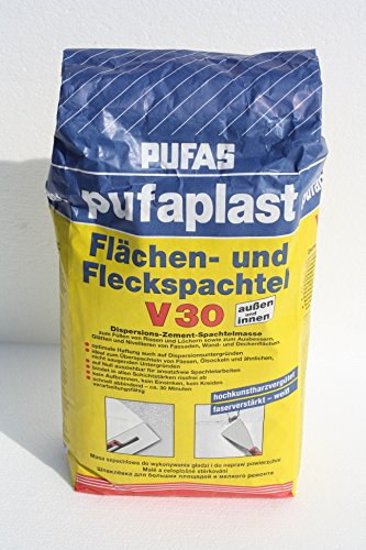 Pufas Pufaplast V30 - Dispersions Zement Spachtelmasse - außen und innen 5 kg