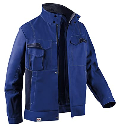 KÜBLER Workwear Unisex Jacke Jacke Image Dress New Design Größe 44 in kornblumenblau/dunkelblau