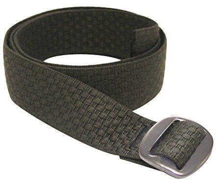 Bison Designs Damen-Gürtel, wendbar auf einfarbig, dezent, Gitter-Walnuss, Größe M/38