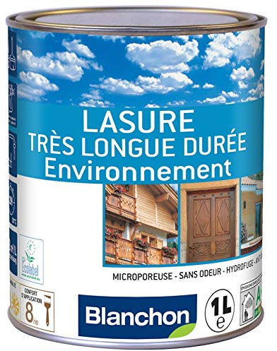 Lasure très longue durée Environnement - Blanchon - 1L - Couleur - Chêne Clair