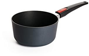Woll Diamond Lite Casserole Ø 20 cm, hauteur 10 cm, 2,5 l, avec manche amovible – Convient pour vitrocéramique, gaz, électrique, halogène – Ne convient pas à l'induction, fonte d'aluminium, revêtement
