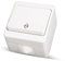 IP54 2-Wege Schalter Wechselschalter Feuchtraum Aufputz Weiss Lichtschalter, gunsan 01071100100107