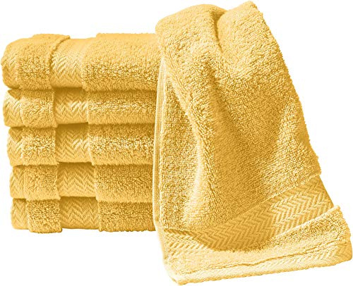 Erwin Müller Gästetuch Friedrichshafen 6er- Pack, 100% Baumwolle gelb Größe 30x50 cm - Premium-Qualität, unvergleichlich saugfähig, hautsympathisch, formstabil (weitere Farben)