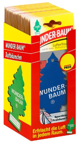 WUNDER-BAUM 134203/24 Lufterfrischer 24-er Box Sportfrische