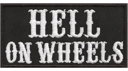 HELL on Wheels, Hells Biker Rocker Bad Angels Aufnäher Patch Abzeichen